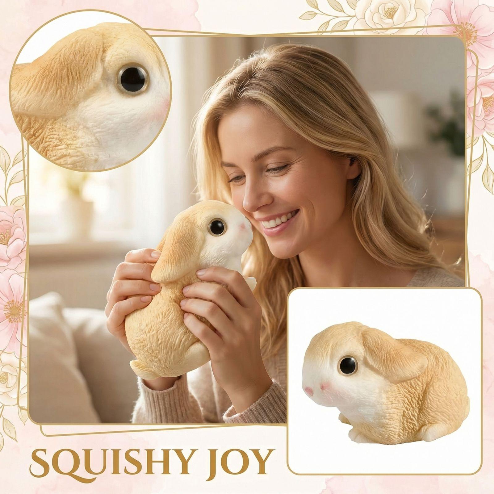 

Giant Bunny Figurine Toy, A Super Cute And Cuddly Pet Bunny Toy, A Perfect Gift. One Size