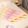 Plaid Cylindrical Body Pillow Side Sleeping Leg Clamp Long Pillow Soft Comfortable Bed Lumbar Support Cushion Removable Washable