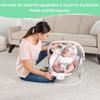 INGENUITY Baby Bouncer - Flora - Arch with Removable Awakening Toys, 8 Melodies, Soothing Vibrations, Baby Gift
