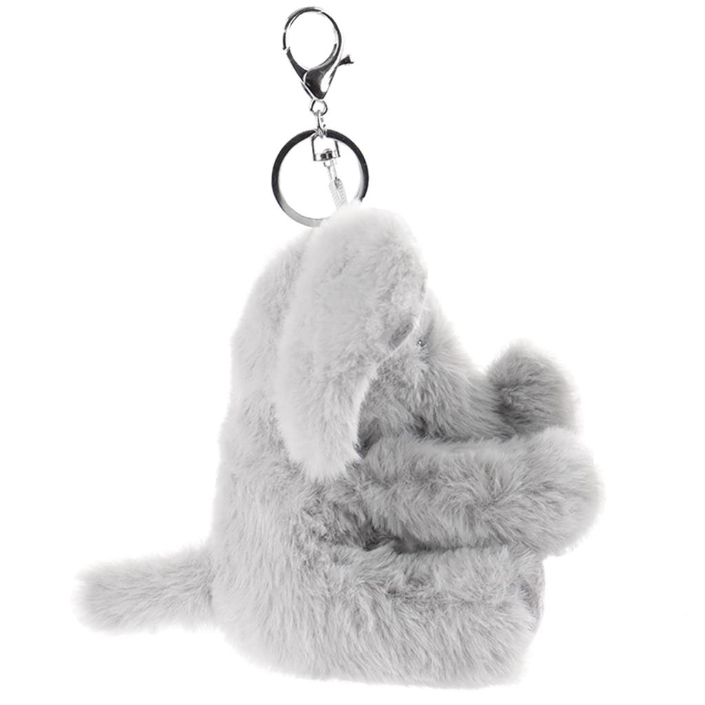 Apricot Lamb Cute Soft Animal Keychain Plush Suitable for Men and 15cm Elephant, Women, Backpack, Wallet,
