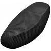 XXL Black Motorcycle Scooter Net Mesh Seat Full Cover Breathable Protector Cushion Item Replacement