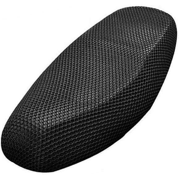 XXL Black Motorcycle Scooter Net Mesh Seat Full Cover Breathable Protector Cushion Item Replacement