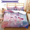3pcs KPop Demon Hunters7 Cover Set - Personalized Name, HD Printed Bedding with 1 Cover and 2 Pillowcases - Perfect for Home Decor, Easy Care