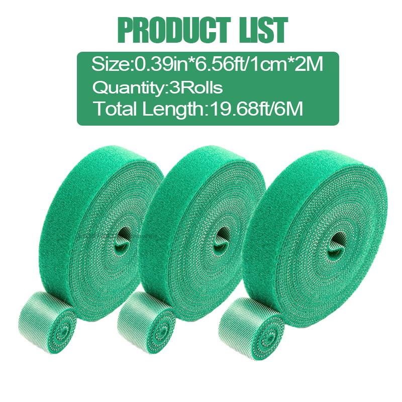 Gartenband Nylon Kabelbinder für Pflanzen Blumen Wachsen Klettern Wiederverwendbare Pflanzenstütze Klettverschluss Gartenzubehör