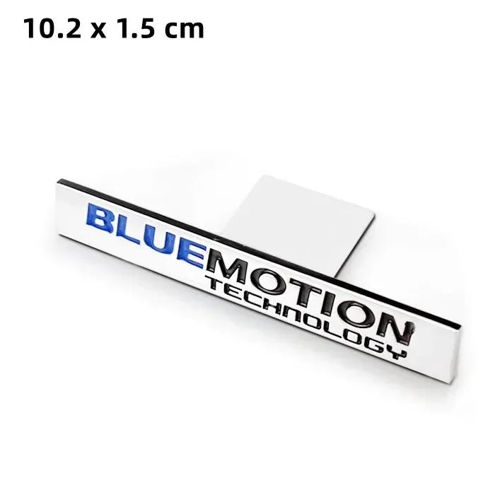 AABLF1 3D Metal Car Trunk Grill Badge Bluemotion Emblem Stickers For VW Passat B8 Polo Golf 6 7 Logo Bluemotion Volkswagen Accessories