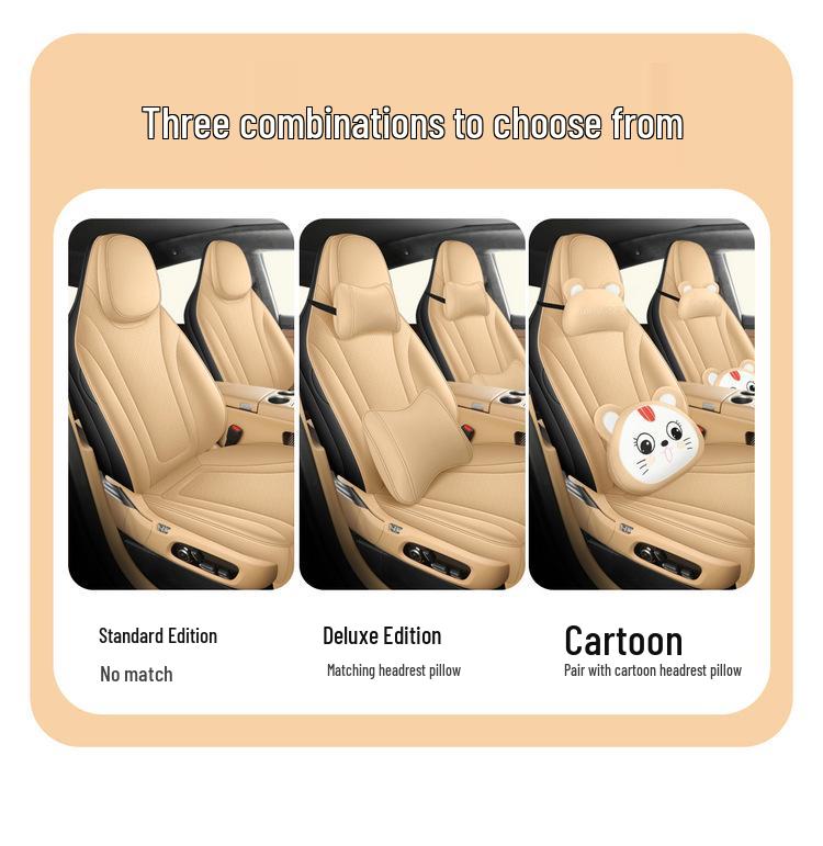 2025 ZHIJIE R7 All-Season Leather Car Seat Cushion - Full Surround, Breathable and Universal Fit