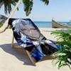 Genshin Print Beach Towel, Large Soft Quick Dry Towel for Beach Camping Swimming