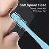 1pcs Double-Sided Knife Nose Hair Trimmer Portable Manual Nose Hair Removal Razor For Men & Women, Washable 360 Degree Rotating For Nose Hair