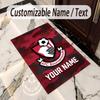 Crystal Velvet Rug Bournemouth Football Print Custom Name Text Floor Mat Home Decor