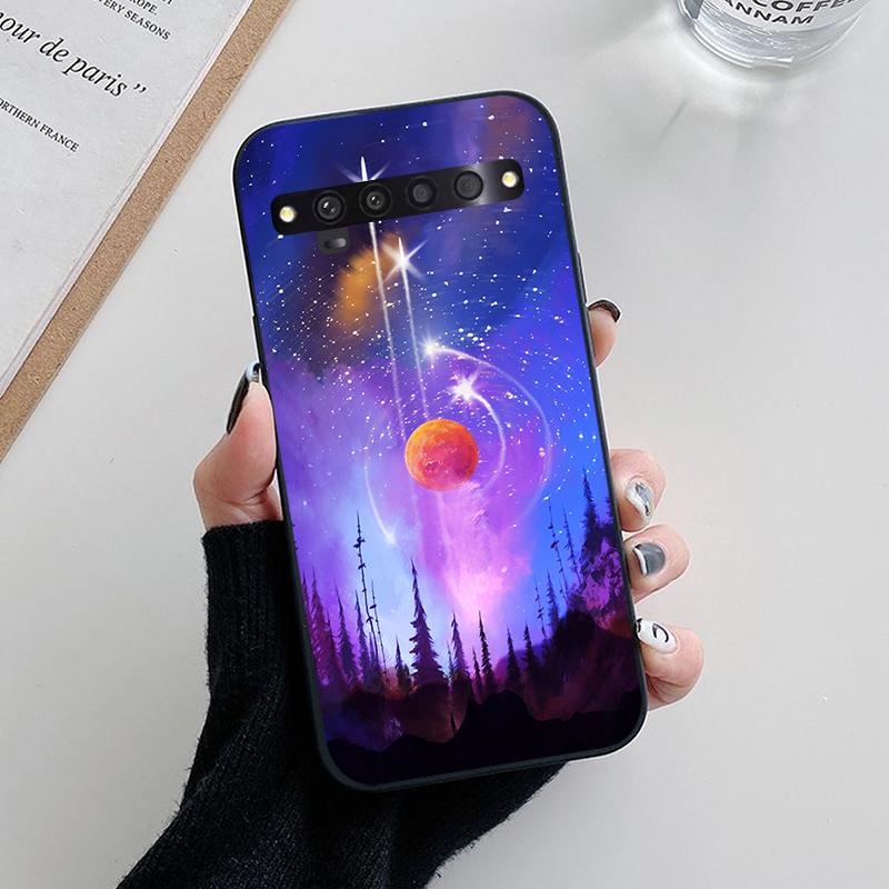 

For TCL 10 Pro Case TCL10 5G UW Cute Fashion Soft TPU Silicone Cover for TCL 10 Pro 10Pro Phone Cases T799B T799H Cartoon Fundas TCL 10 5G UW