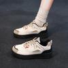 Mode Neue Runde Zehen Atmungsaktiv Sexy Lässige Sneaker Frühling/Herbst Bequem Rutschfest Schnürschuhe Laufschuhe für Damen