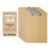 5 Wooden Clipboards Set: Includes 4 Clipboards with Pen Holders, 5 Writing Pads, and 16 File Boards for Restaurant Order Management