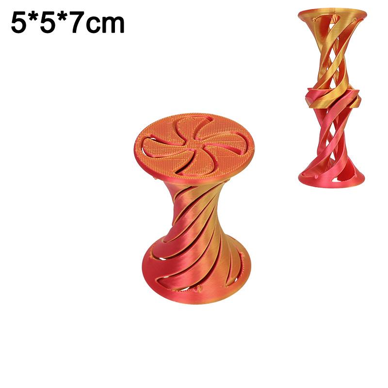 

3D-печатная спиральная конусная невозможная пирамидальная игрушка-фиджет для прохождения, снятие тревоги, декомпрессионные игрушки, домашнее украшение