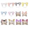 Furry Wolf Ear Headwear Cute Foxes Ears Headband Plush Hair Accessory Soft Hair Clip Animal Cosplays Accessories