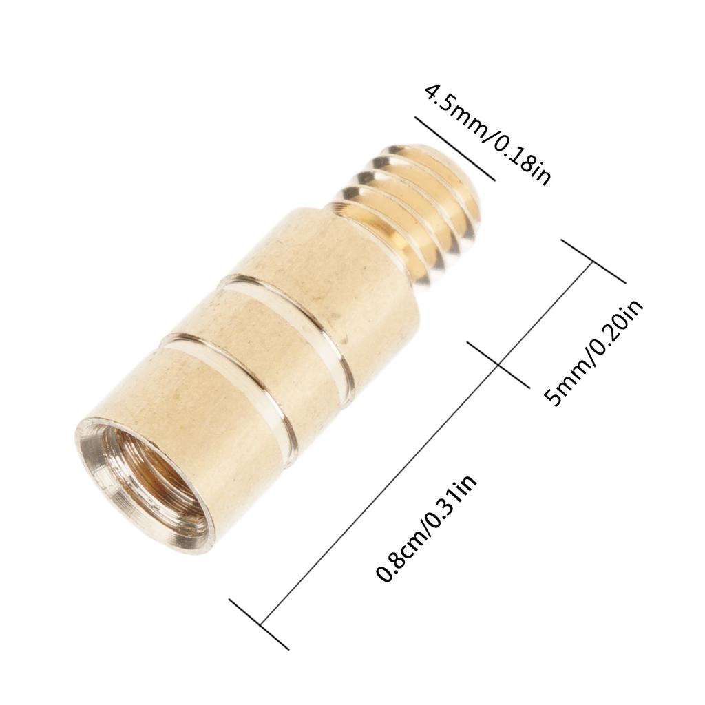 10 Pcs Pures Coppers Dart Weight Add Accentuator Tool 2BA Thread Counterweight Hardware Weight Dart Replacement Parts