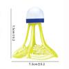 3Pcs Windproof Badminton Wind Resistance Shuttlecock Ball Training Accessoires Sport Supplies Multicolor Nylon Badminton