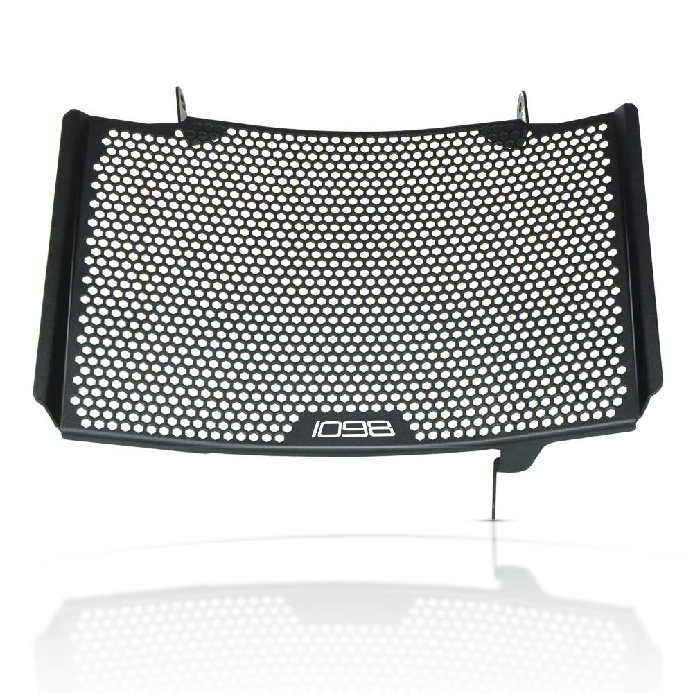 For DUCATI 848 1098 1198 Streetfighter 848 1098 Motorcycle Aluminum Radiator Guard Oil Cover Protector Grille Protection