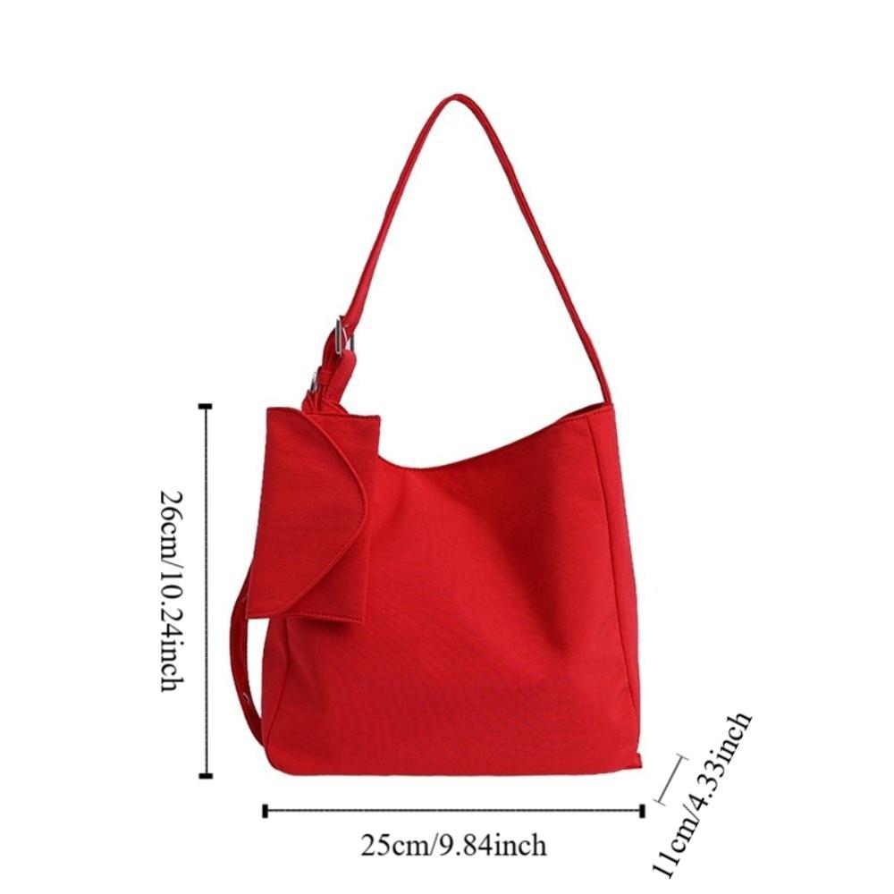 Einfarbige Canvas-Umhängetasche Stilvolle Damenhandtaschen Ins Style Quadratische Tragetasche Mädchen