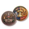 250th Anniversary Commemorative Coin Independence Day Founding Medal Challenge Coin Embossed Metal Coin Color Printed Badge
