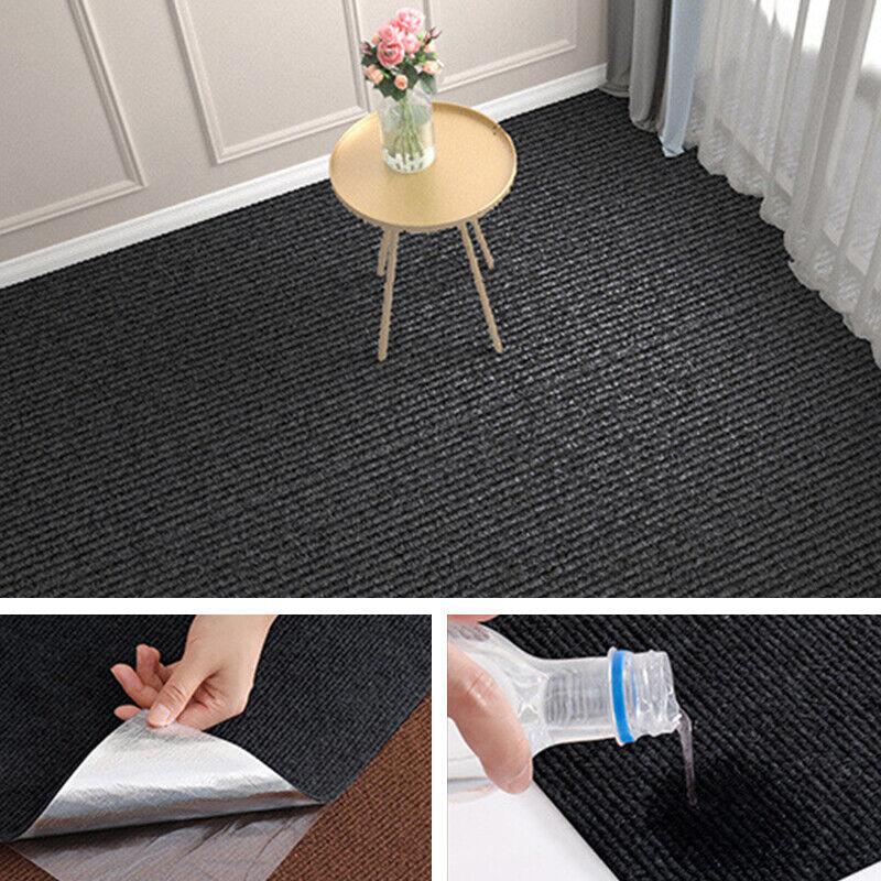 10Pcs Self Adhesive Carpet Floor Mat Anti-Slip Floor Sticker Living Room Carpet Anti-Slip Self Adhesive Floor Sticker Staircase