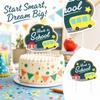 Back To School Topper, Large School Themed Party Decoration, Day of School Dessert Table Decor, School Party Supplies for Kids