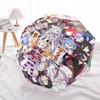 1pc Re:Zero Anime Characters Outdoor Umbrella - Automatic Opening/Closing, Portable 3-Fold Design, 8-Bone Iron Frame, Perfect Gift for Fans, Trav