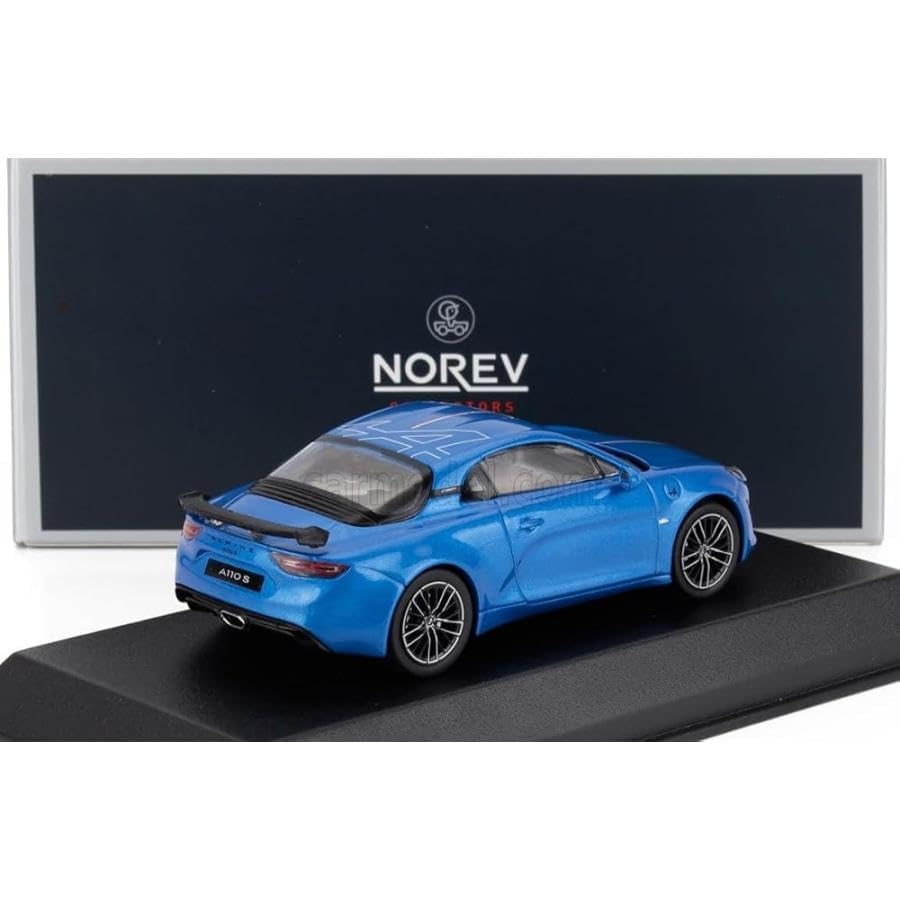 Norev Alpine A110 S Diecast Car 1/43 Scale Aero Pack French Signature 2023 (Alpine Blue) Finished Product [Parallel Import]