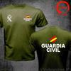 Spain Guardia Civil Espaa Emblem Back Gold T Shirt Unisex Fashion Trendy Casual Clothing Stylish Tops Tee Shirt Leisure Tshirt