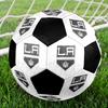 Los Angeles Kings Soccer Ball Colorful All Ages Machine Stitched PVC Competition Ready Durable High-Bounce.SIZE5