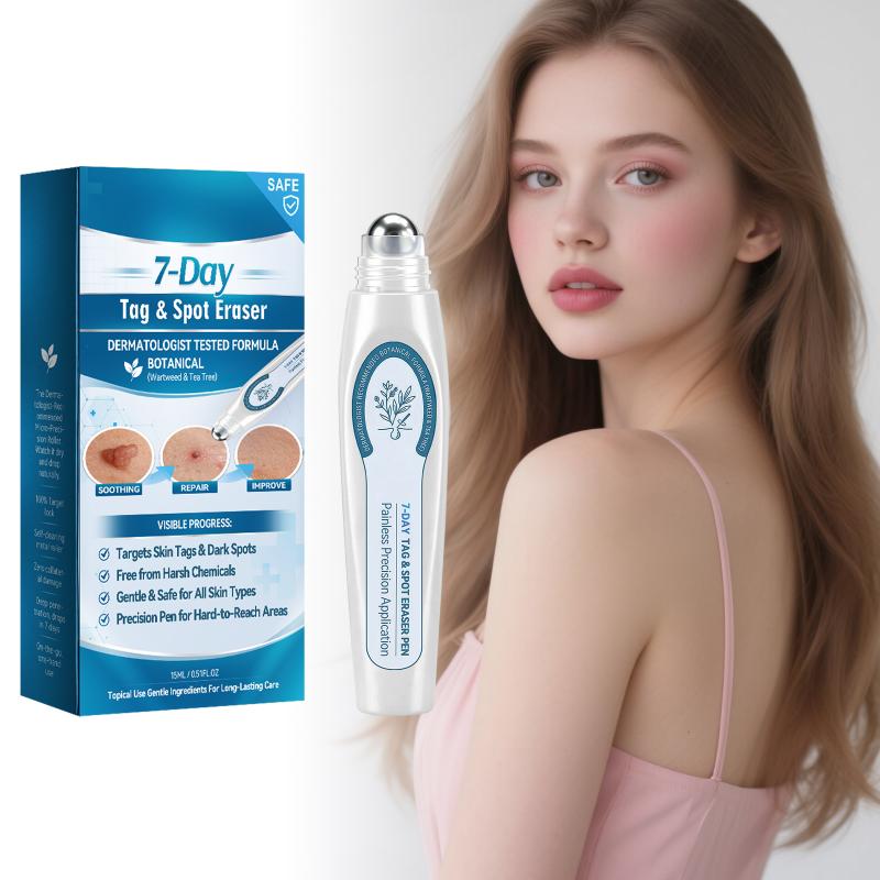 7 Day Skin Tag & Dark Spot Remover Pen Suitable for Beginners for At Home Daily Facial Skincare Use 1Pcs