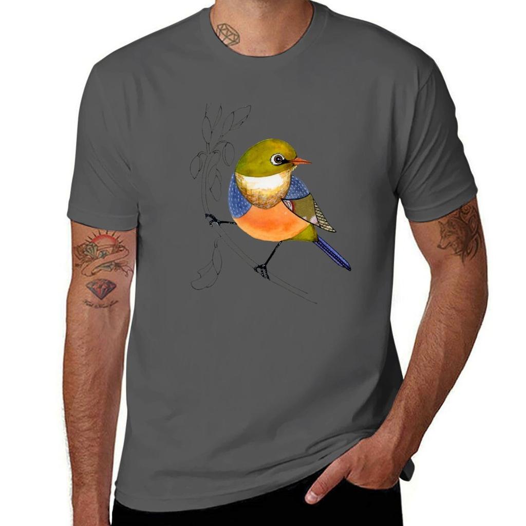 Silvereye Bird Tshirt Holiday Party For Unisex Tshirt