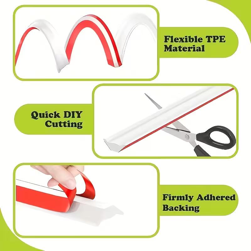 1PC 1/3meters Self-adhesive Wall Inner Corner Line Edge Decorative Strip DIY Home Decoration