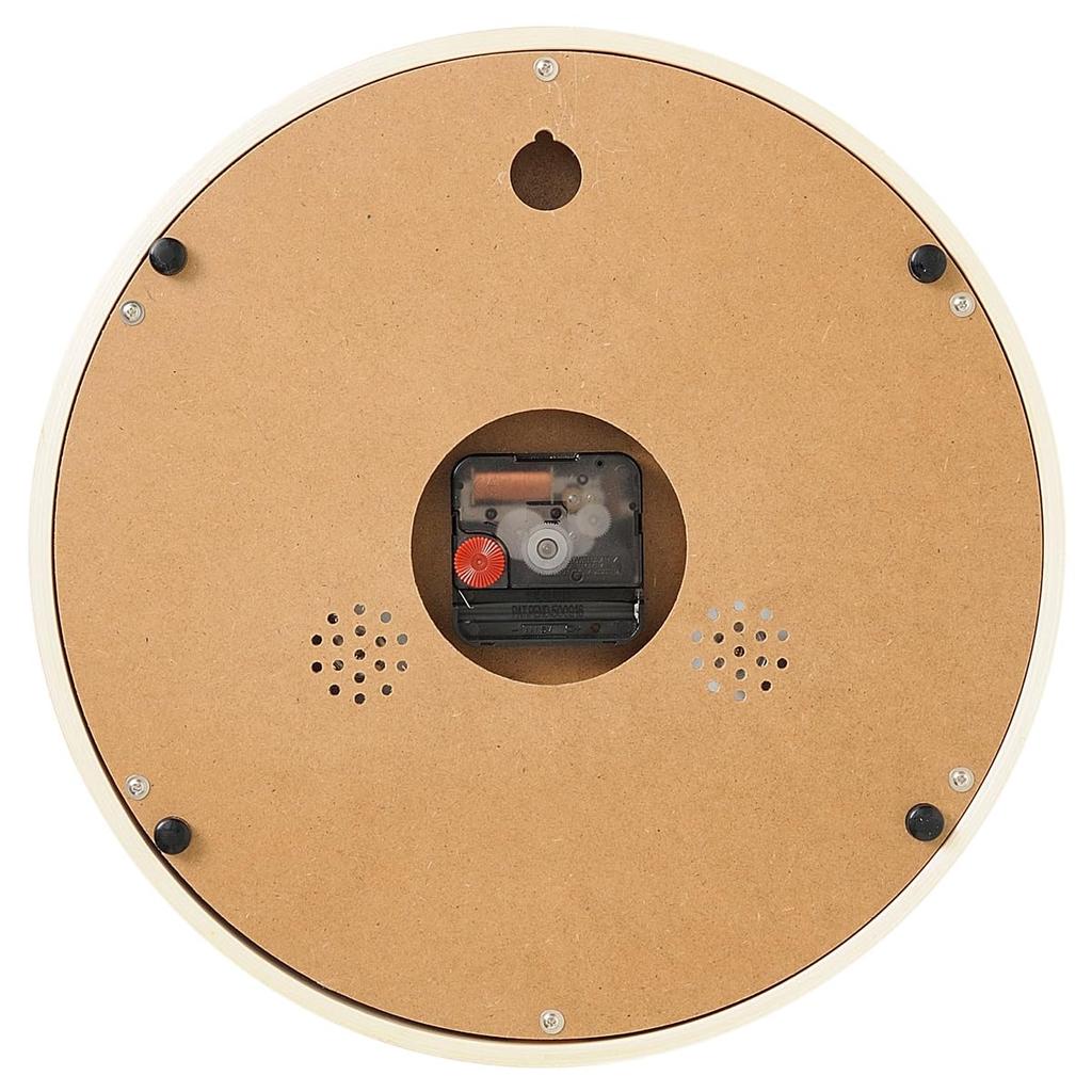 Wood Onshitsu Wall Dark Clock, Brown, BCW022-DW