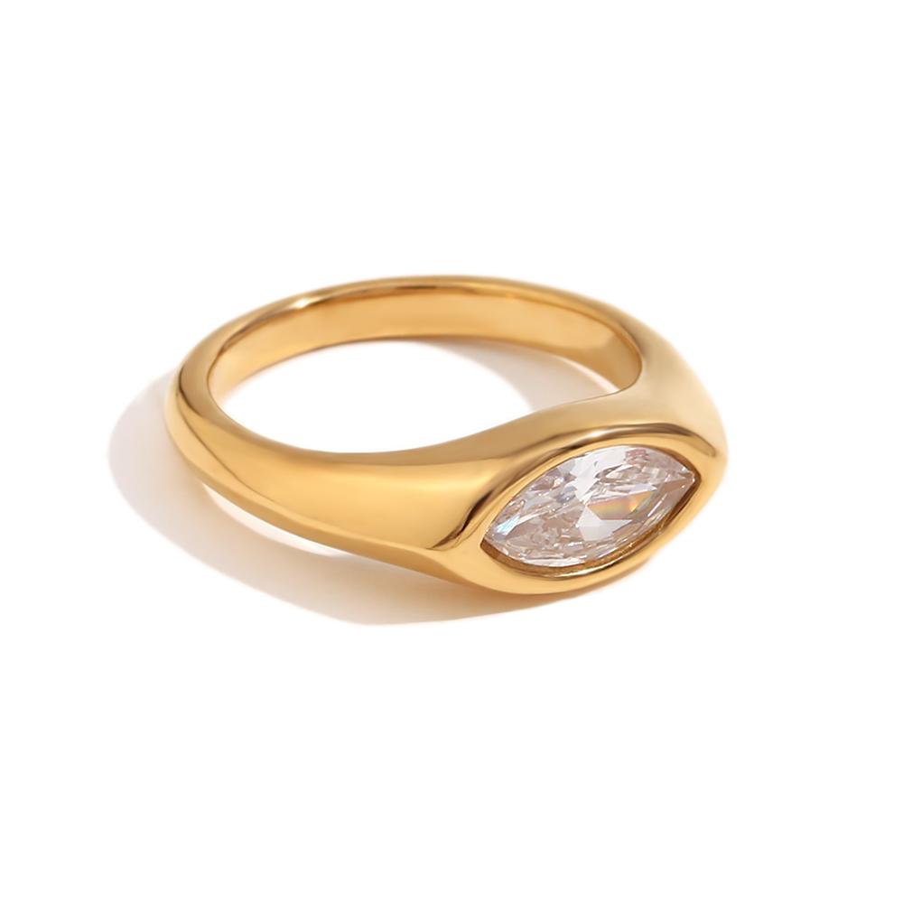 Simple And Versatile Women'S Ring, Fashionable Daily Accessory Temperament Commuting Ring, Niche Design Jewelry.