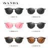 New vintage polarized sunglasses TR3331Classic European and American round-frame sunglasses for men and women, fashionable sun glasses