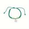 Four Leaf Clover Woven Hand Rope, Symbolizing Luck, Simple and Versatile Couple Style Unisex Trendy Bracelet.