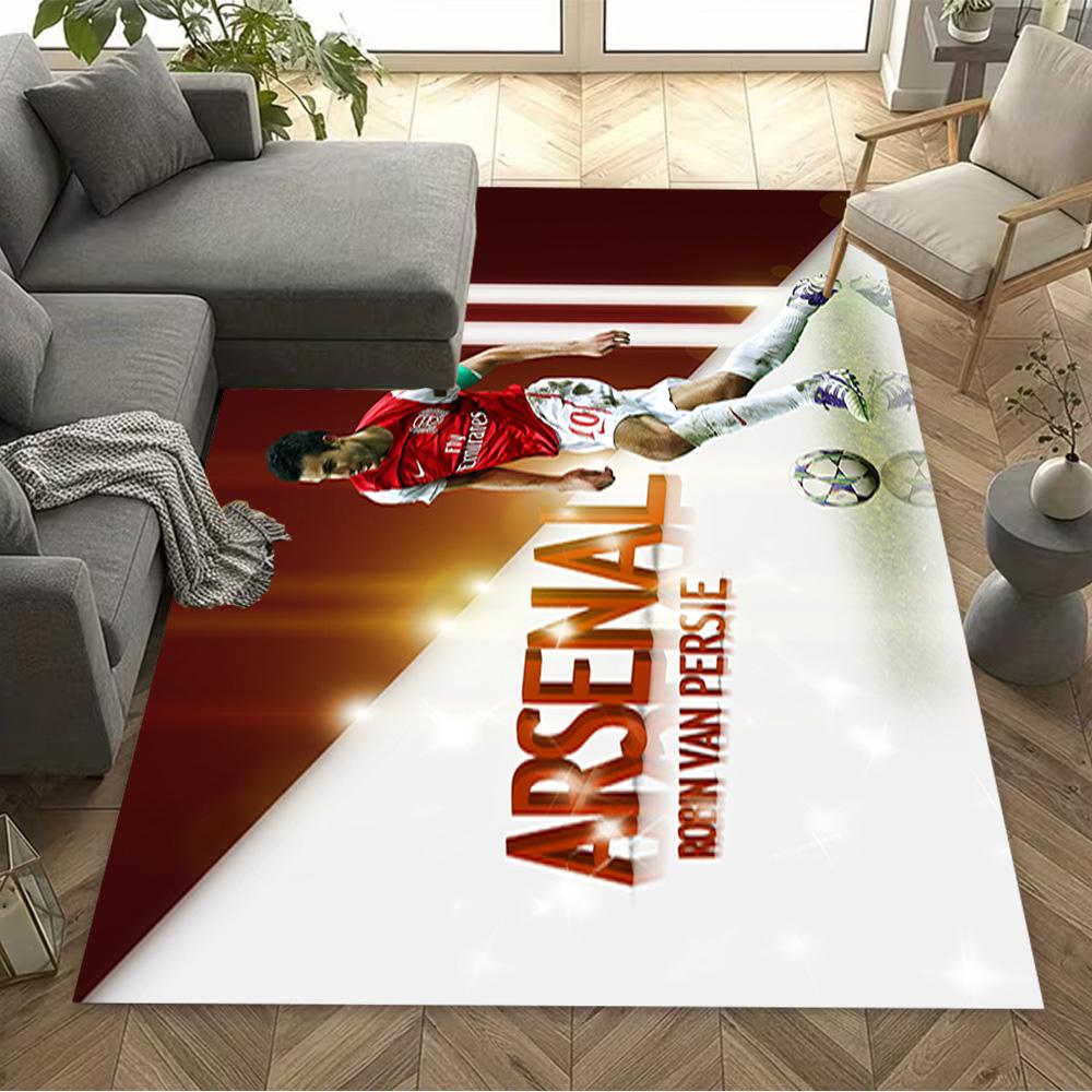 Arsenal Star Van Persie Carpet Design for Dormitory Dining Room Foyer Kitchen Anti-slip Rug Office Home Decor