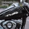 Flame Stickers - Motorcycle Flame Decal, Reflective Bicycle Sticker | Colorful Bike Flame Discovery