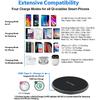 50W Wireless Charger For iPhone 14 15 16 17 Pro Xs Max Mini X Xr Induction Fast Charging Pad For Samsung S25 S26 S8 S9 S10 Note 4
