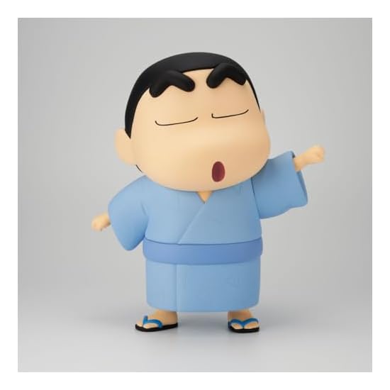 BANPRESTO Crayon Shin-chan Shinnosuke Nohara (Yukata) Big Soft Vinyl Mates Figure