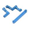 RC Steering Components Aluminium Alloy RC Car Repair Parts for MJX 16208 116 Replacement Dark Blue