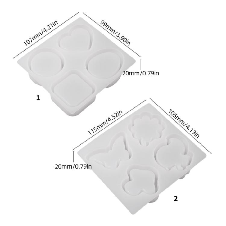 Fashionable Christmas Coffee Cup Silicone Mould Conveninet for Scented Candle Making and Home Decoration Daily Use