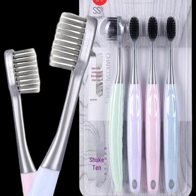 Shuke Carbon Filament Energy Toothbrush 4-Pack