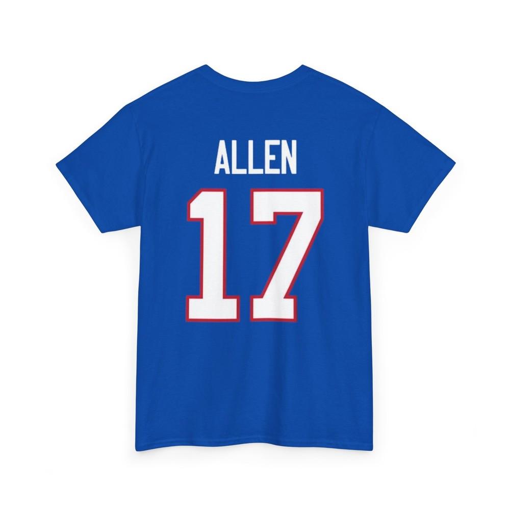 Buffalo Bills Josh Allen Hurdle Logo Unisex Heavy Cotton T-Shirt Unisex T-Shirt XL