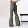 2025 Women's Wide-Leg Warm Plush Elastic Waist Pants