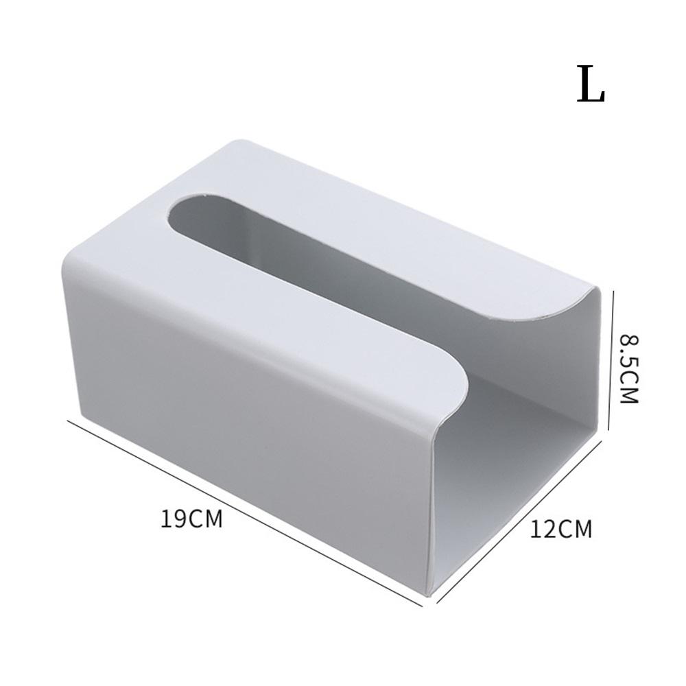 Wall Mounted Tissue Box Waterproof Self Adhesive Napkin Holder Home Disposable Gloves Storage Box Kitchen Paper Organizer Case