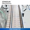 Zonesun High Speed 316 Magnetic Pump Filling Machine Jerry Can Bottle Filler Liquid Filling Equipment ZS-VTG25A