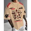 Sommer Herren Chicago Schwarz Rot Weiß Bedruckt 23 Muster Rundhals Atmungsaktiv Lässiges T-Shirt Locker Outdoor Oberteil