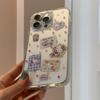 Hello Kitty Glitter Star Transparent Phone Case for Apple Models (iPhone 16/15/14/12/11/8/7 Plus/XS/XR/Pro Max) - Soft and Stylish