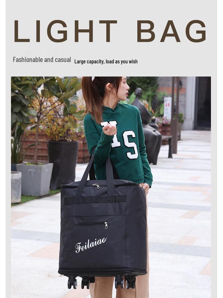 Waterproof Wheeled Travel Backpack: Durable, Lightweight, and Spacious Hand Luggage.